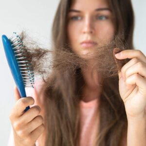 Losing hair brushing