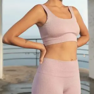 Fit girl ready to run